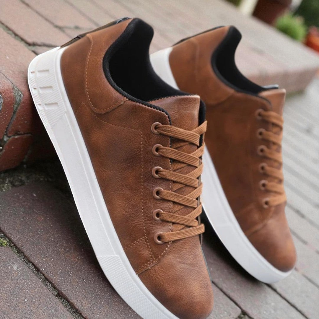 Cardiff™ | Stylish Leather Sneakers for Men