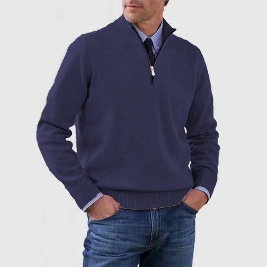 Cardiff™ | Refined Half-Zip Sweater