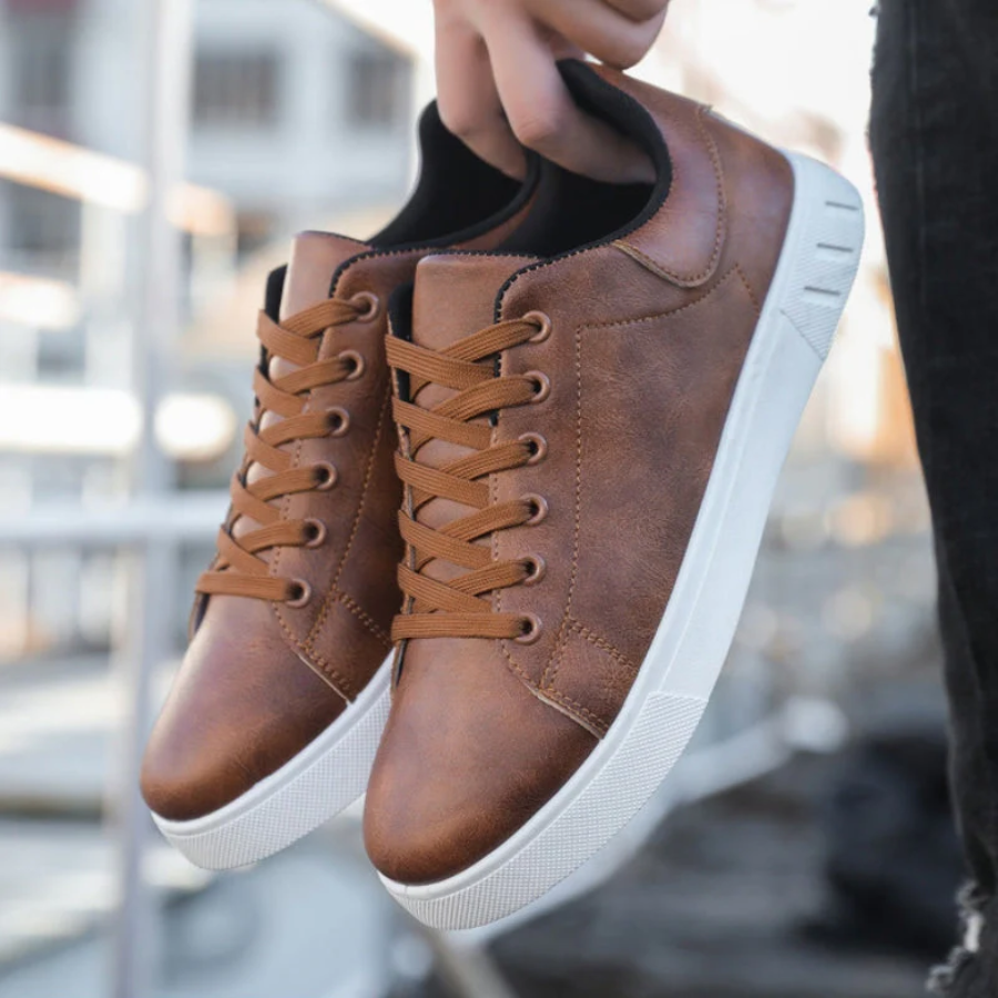 Cardiff™ | Stylish Leather Sneakers for Men