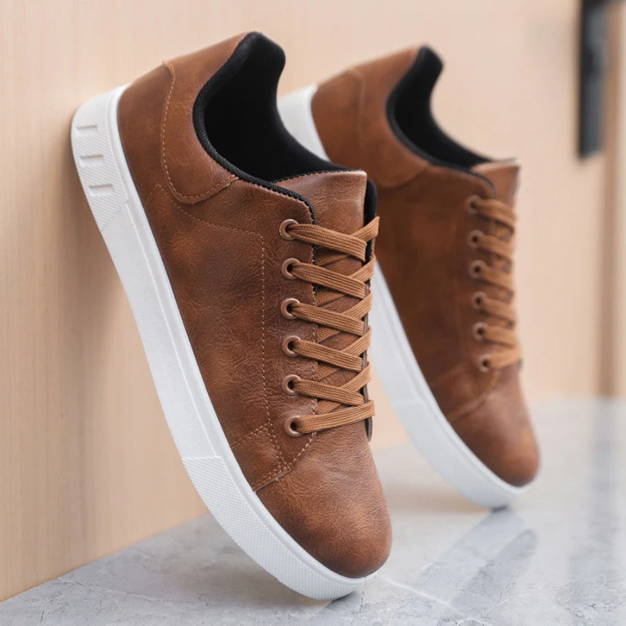 Cardiff™ | Stylish Leather Sneakers for Men