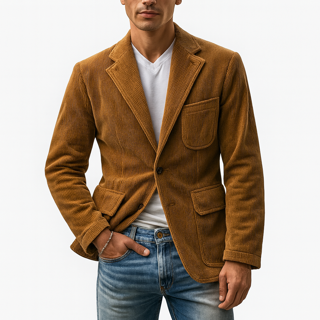 Cardiff™ | Men's Corduroy Collar Coat