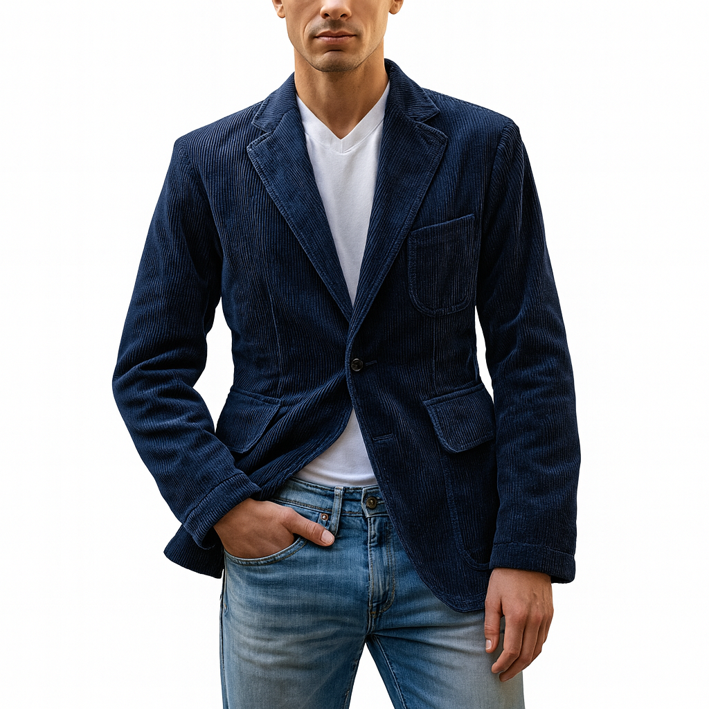 Cardiff™ | Men's Corduroy Collar Coat