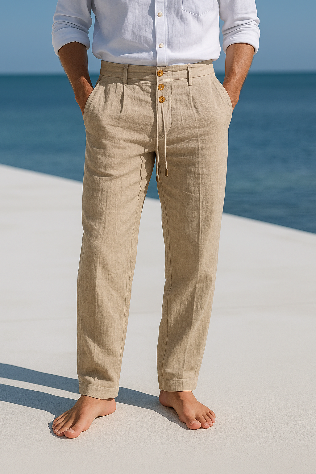 Cardiff ™ | Riviera Linen Trousers