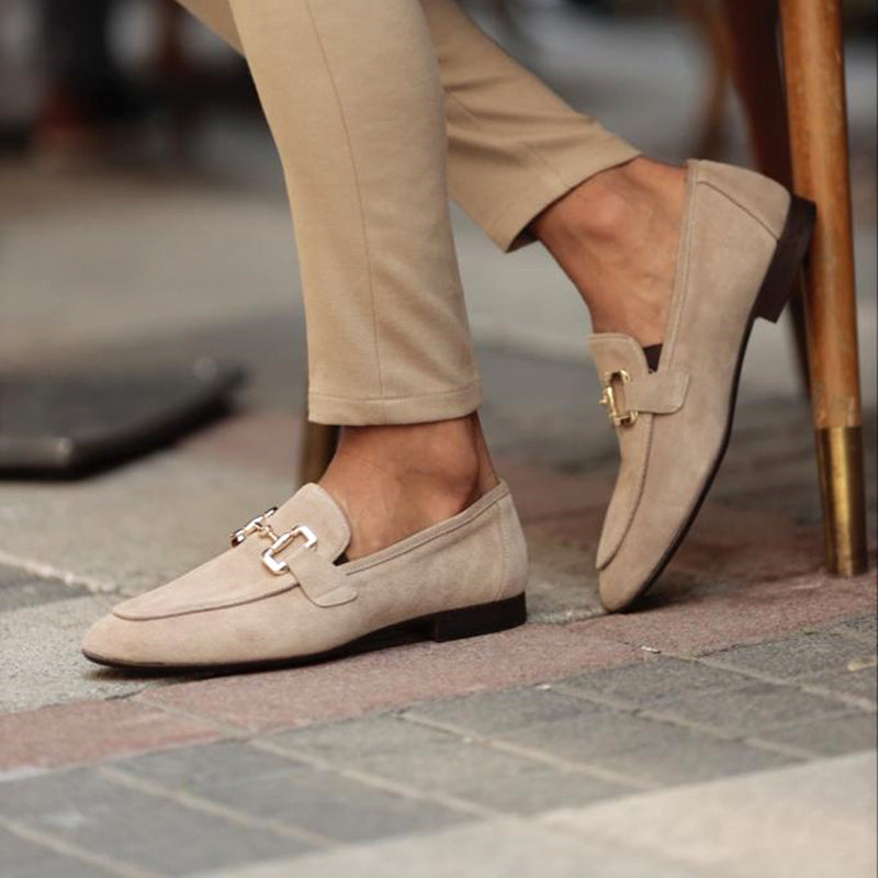 Cardiff ™ | Men's Suede Loafers with Horsebit Detail