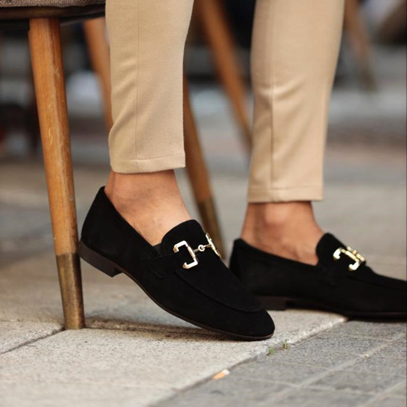 Cardiff ™ | Men's Suede Loafers with Horsebit Detail