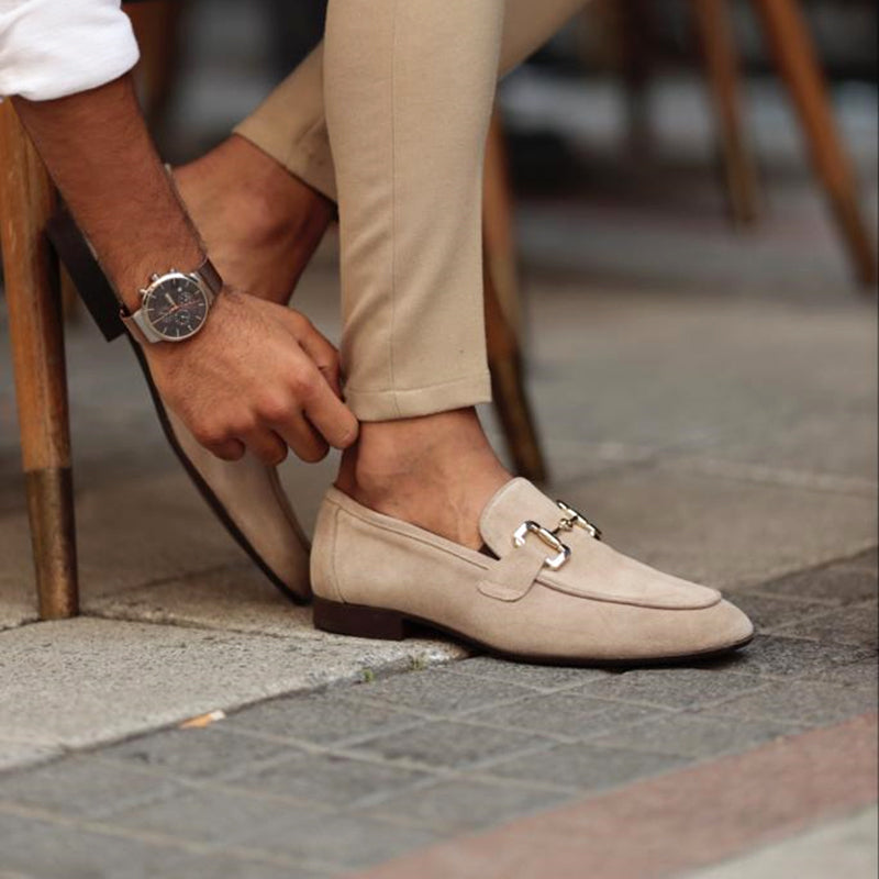 Cardiff ™ | Men's Suede Loafers with Horsebit Detail