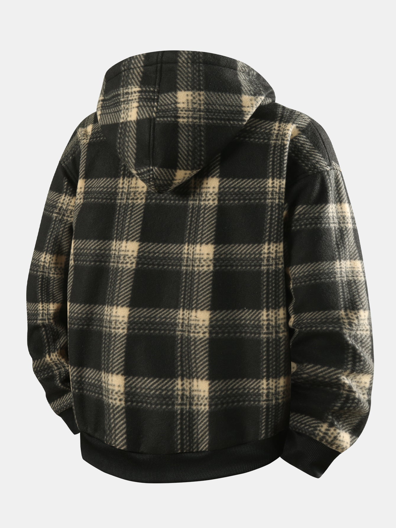 Cardiff™ | Lined Flannel Zip Hooded Coat