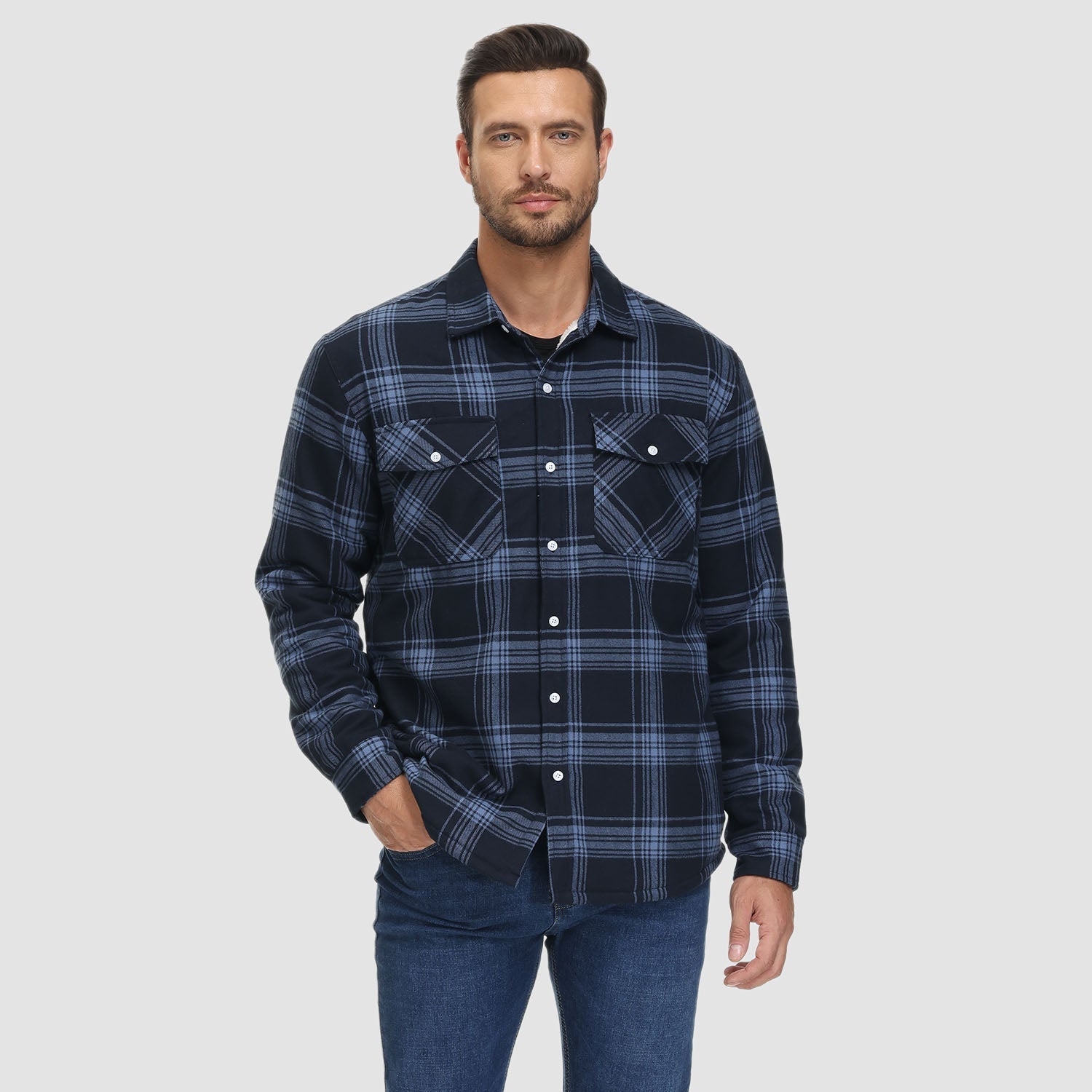 Cardiff™ | Men's Wool Flannel Jacket