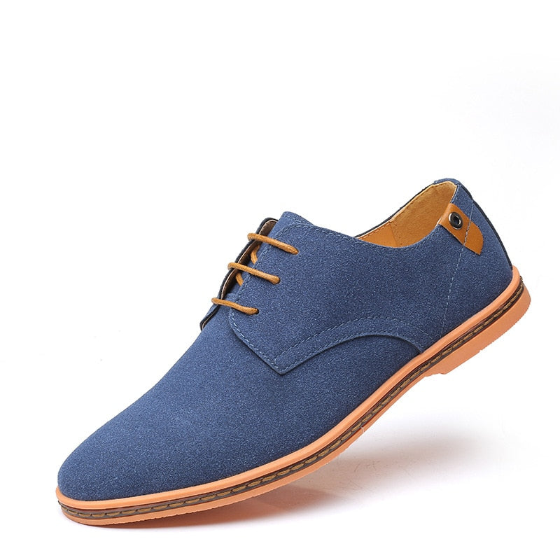 Cardiff™ | Men’s Suede Vegan Leather Derby Shoes
