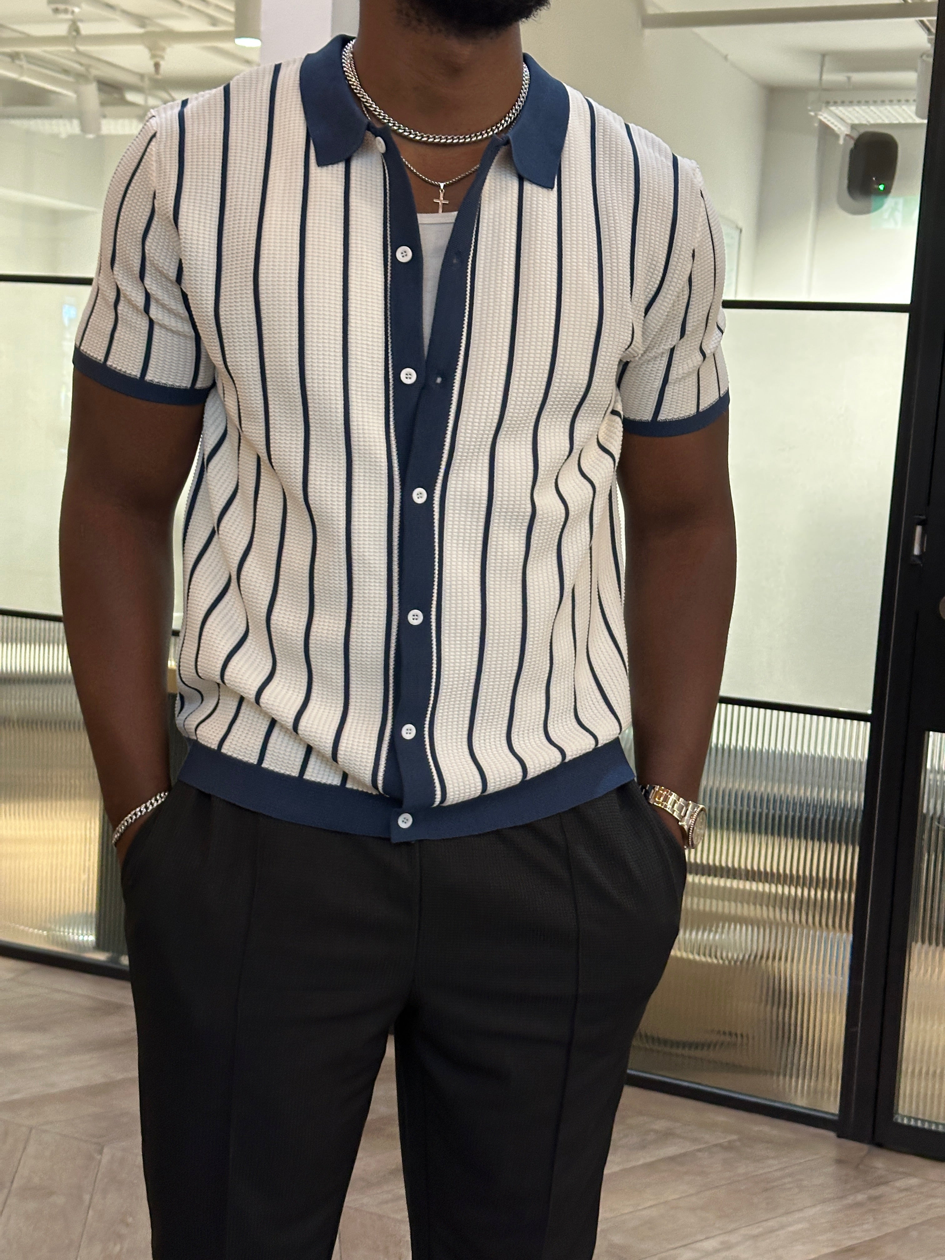 Cardiff ™ | Enzo Striped Shirt