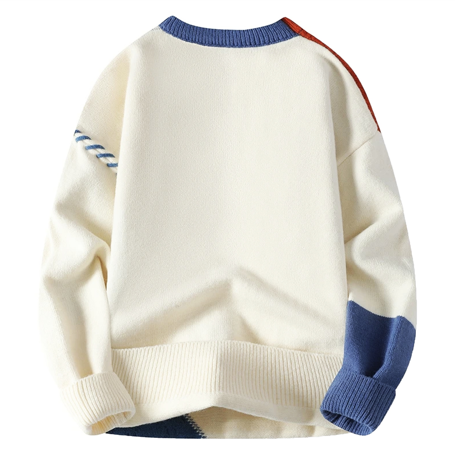 Cardiff™ | Knitted Patchwork Sweater - Loose Fit