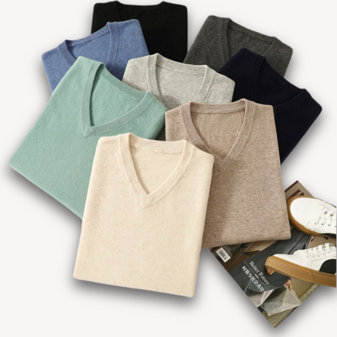 Cardiff™ | Men's V-Neck Knit Sweater