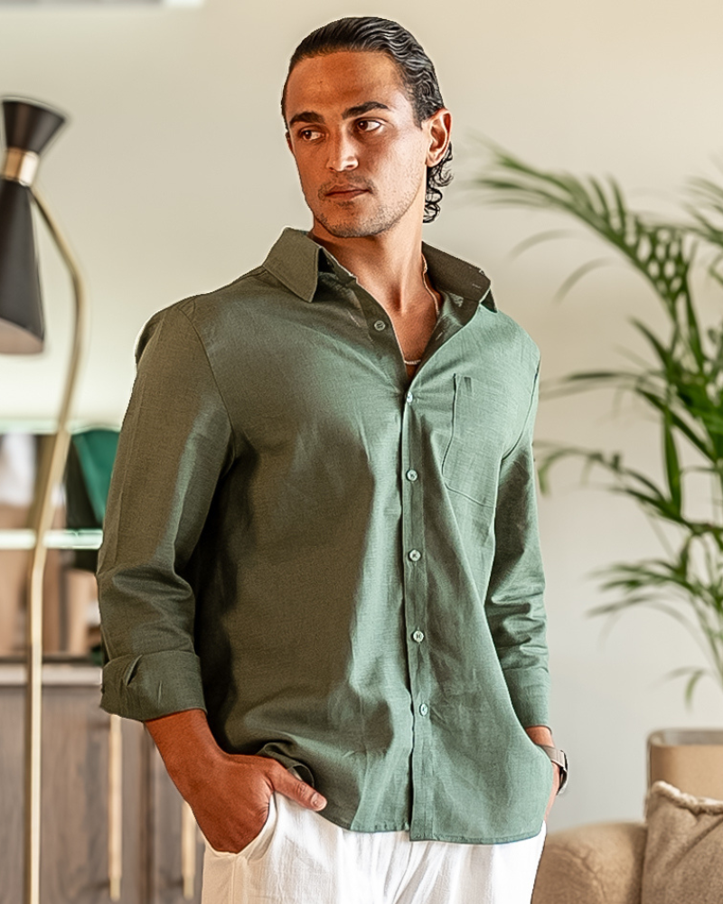 Cardiff ™ | Cape Town - 100% Linen Shirt