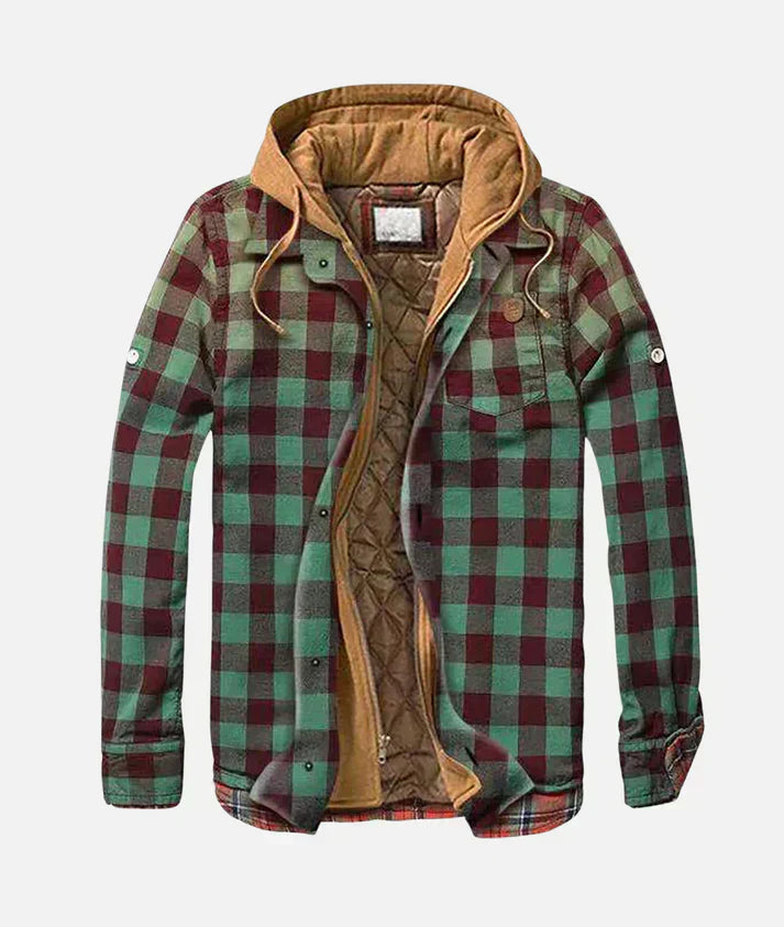 Cardiff™ | Patchwork Jacket With Checked Pattern