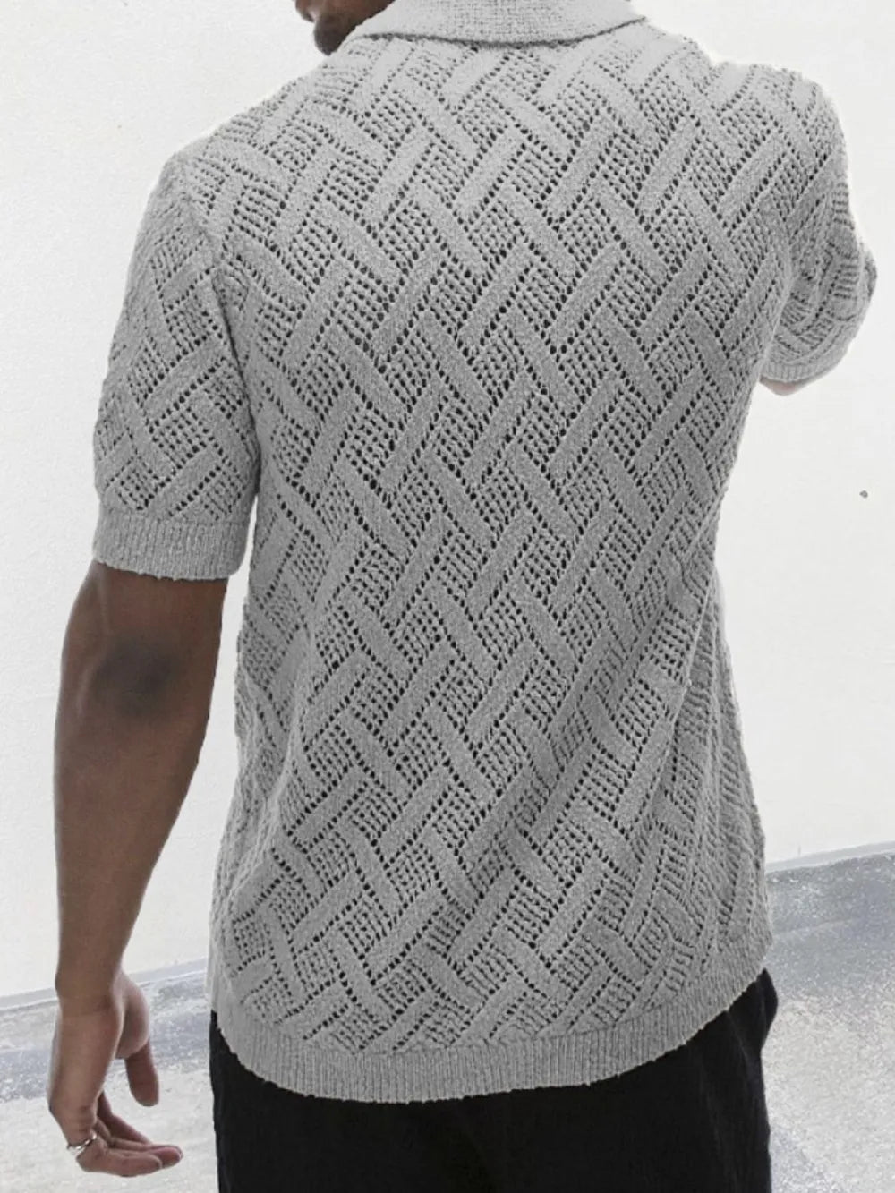 Cardiff ™ | Roen eyelet Knit Shirt