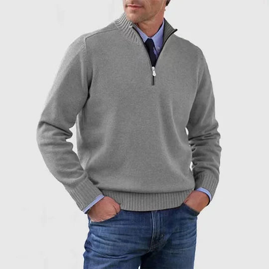 Cardiff™ | Refined Half-Zip Sweater