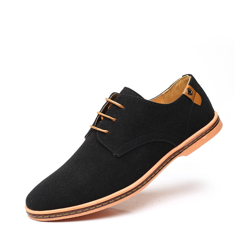 Cardiff™ | Men’s Suede Vegan Leather Derby Shoes