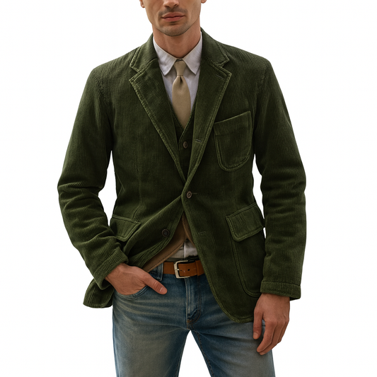 Cardiff™ | Men's Corduroy Collar Coat