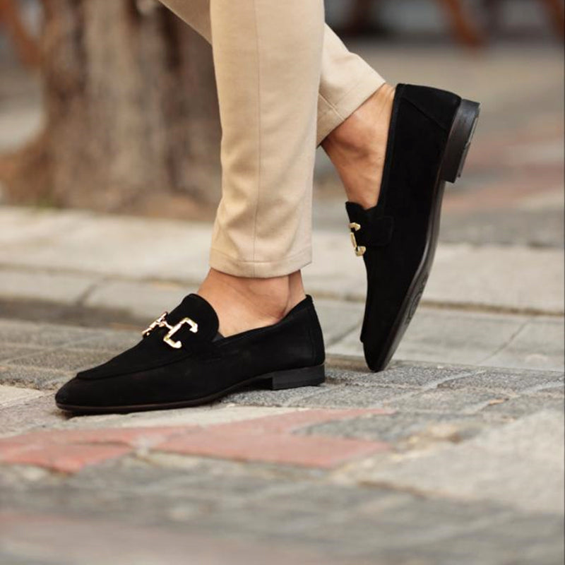 Cardiff ™ | Men's Suede Loafers with Horsebit Detail