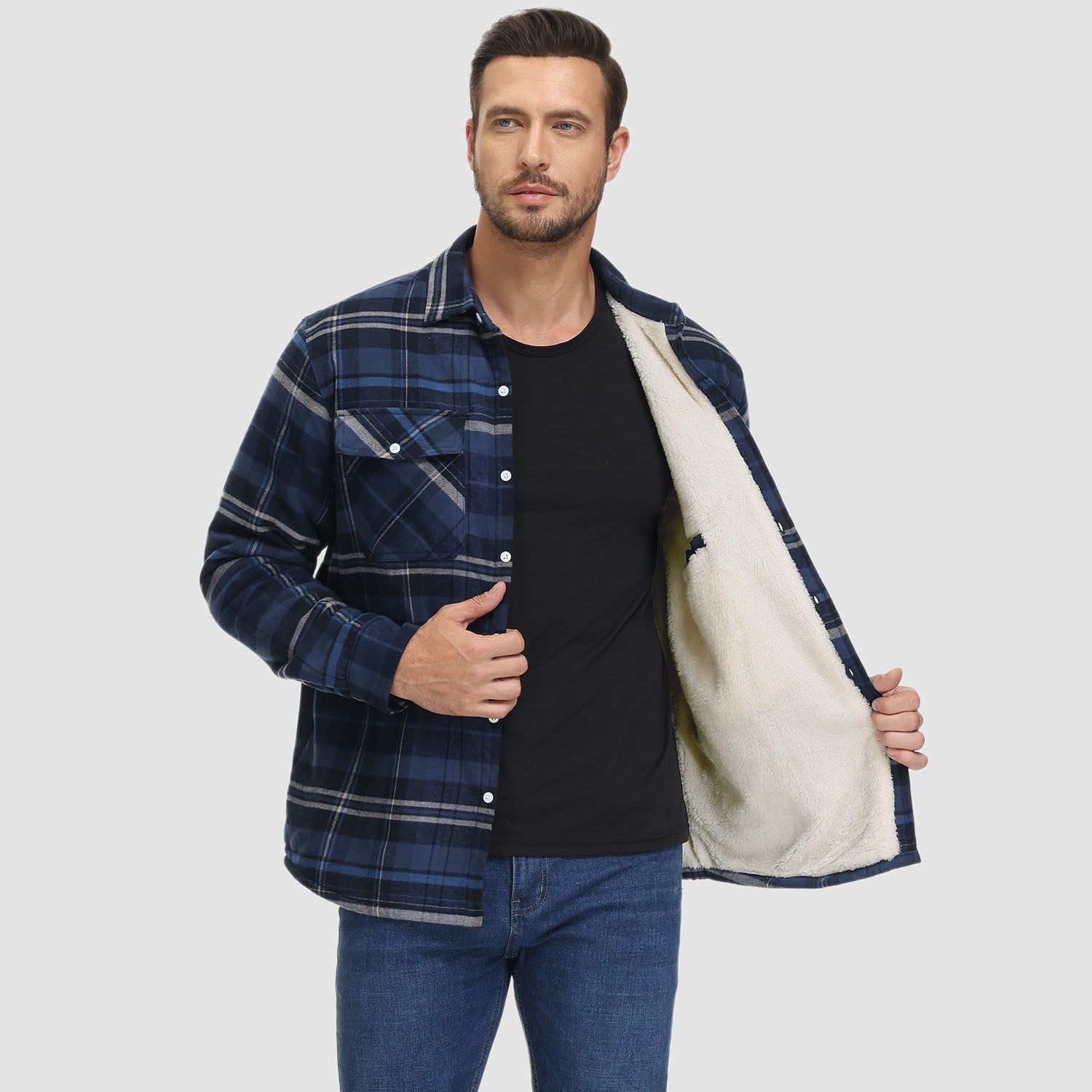 Cardiff™ | Men's Wool Flannel Jacket