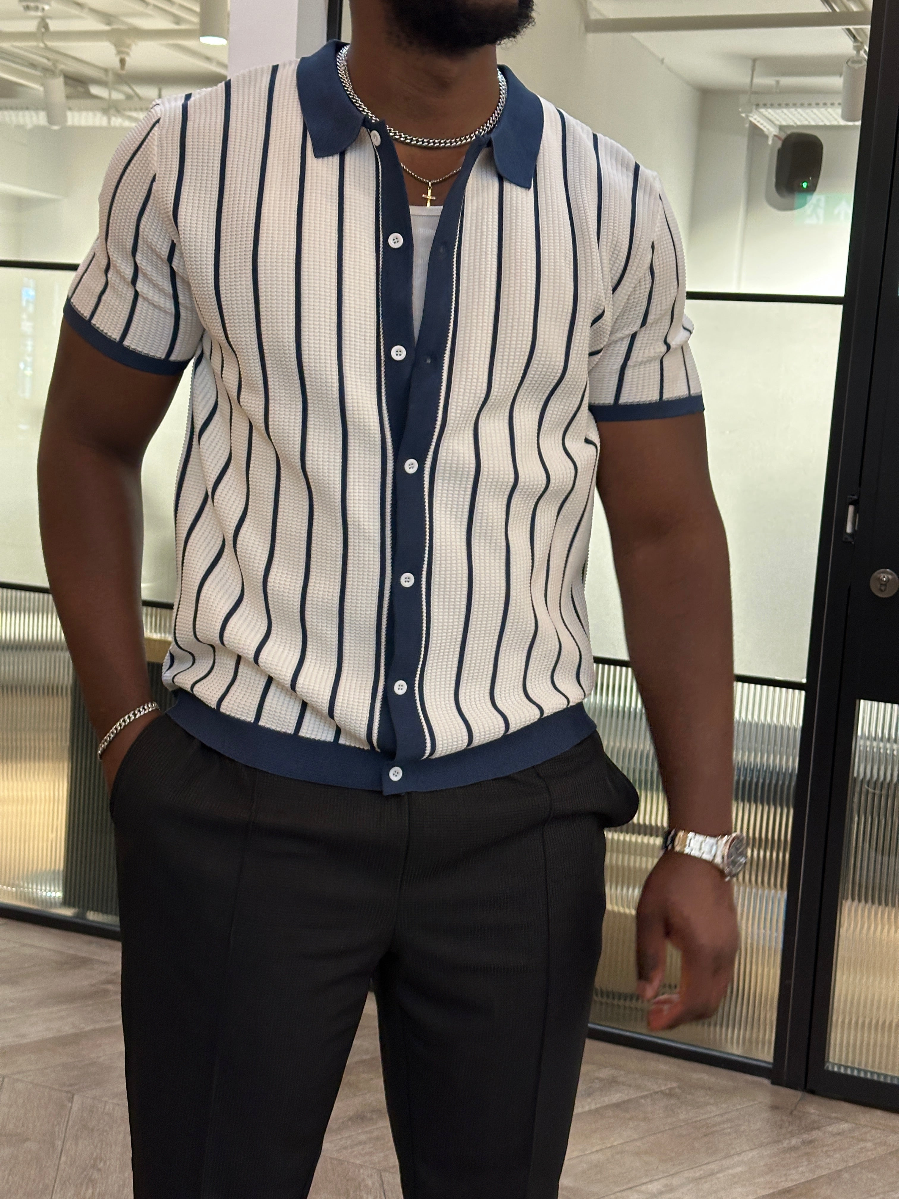 Cardiff ™ | Enzo Striped Shirt