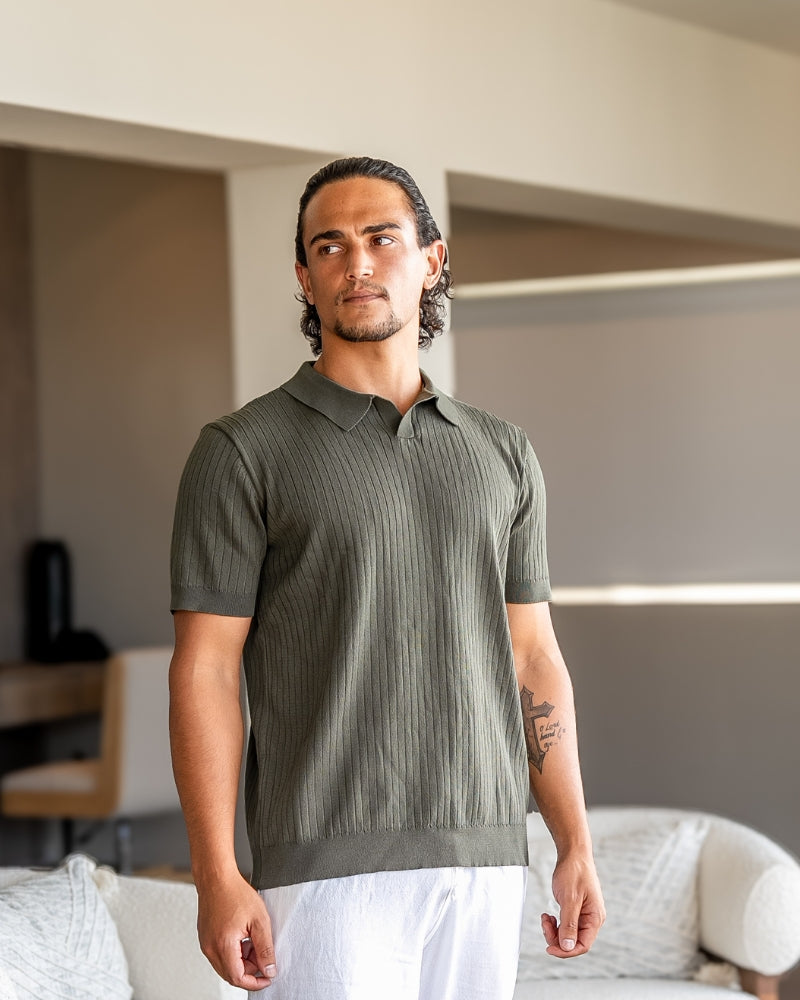 Cardiff ™ | Premium Ribbed Polo