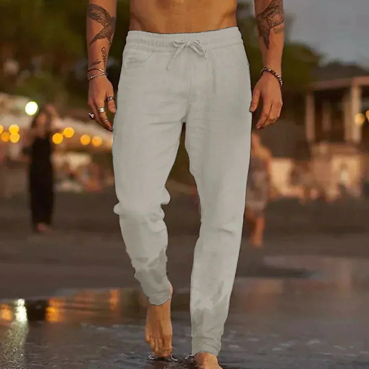 Cardiff ™ | Linen Beach Pantalon