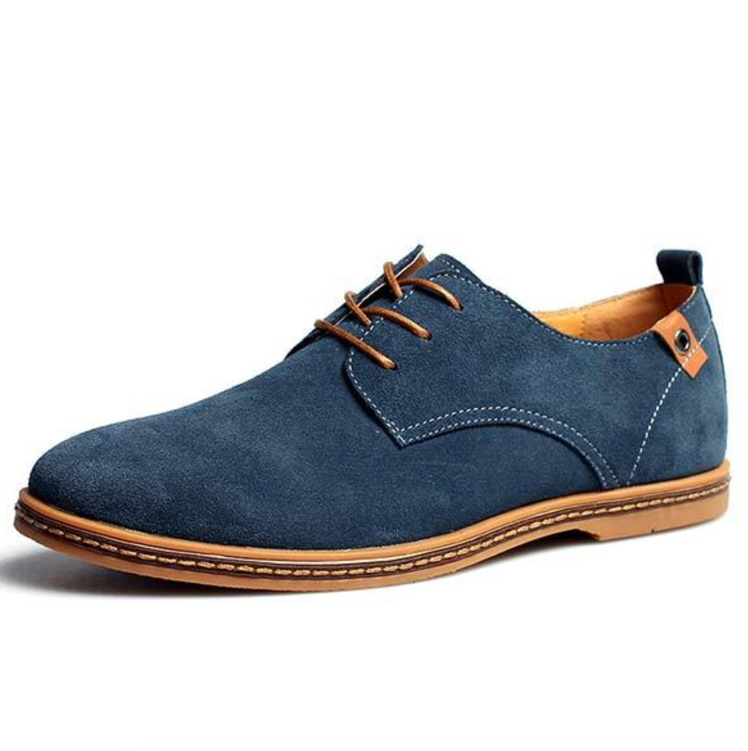 Cardiff™ | Men’s Suede Vegan Leather Derby Shoes