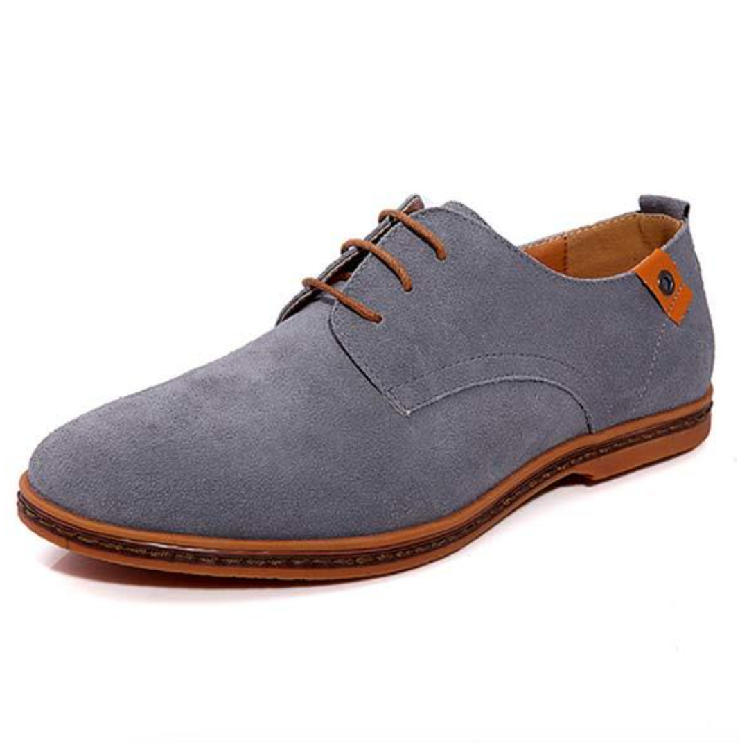 Cardiff™ | Men’s Suede Vegan Leather Derby Shoes