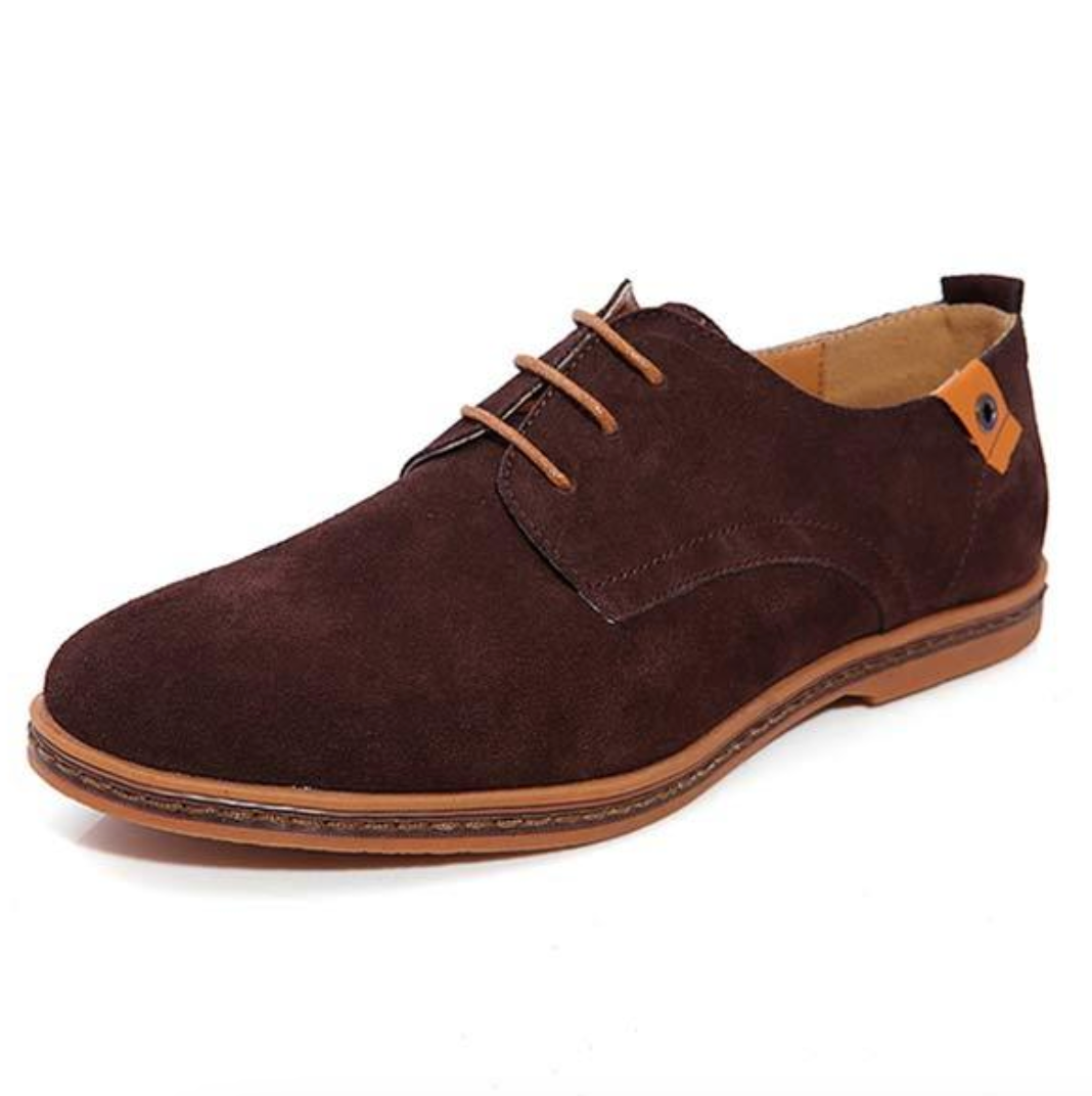 Cardiff™ | Men’s Suede Vegan Leather Derby Shoes