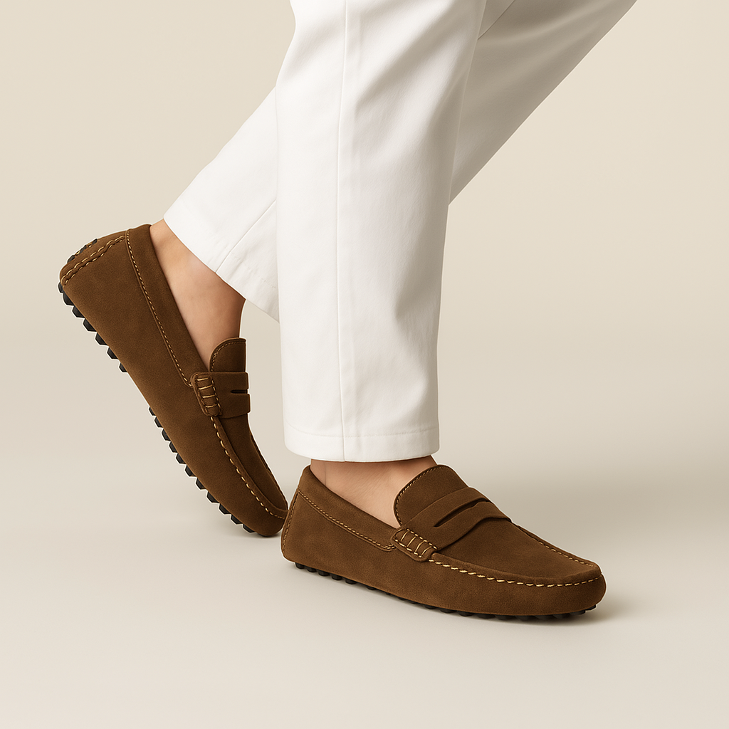 Cardiff ™ | Men's Italian Style Suede Loafers