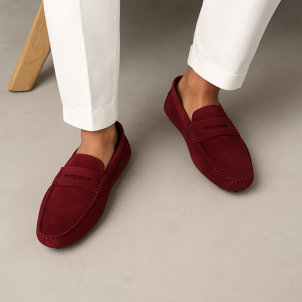 Cardiff ™ | Men's Italian Style Suede Loafers