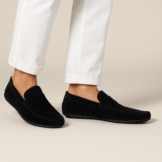 Cardiff ™ | Men's Italian Style Suede Loafers