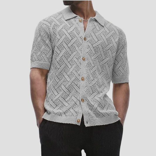 Cardiff ™ | Roen eyelet Knit Shirt