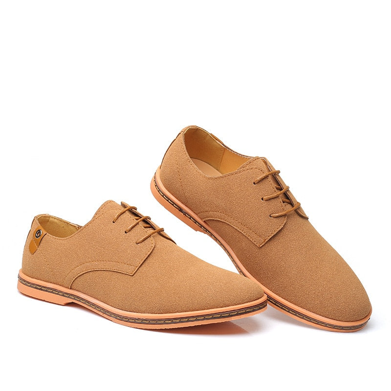 Cardiff™ | Men’s Suede Vegan Leather Derby Shoes