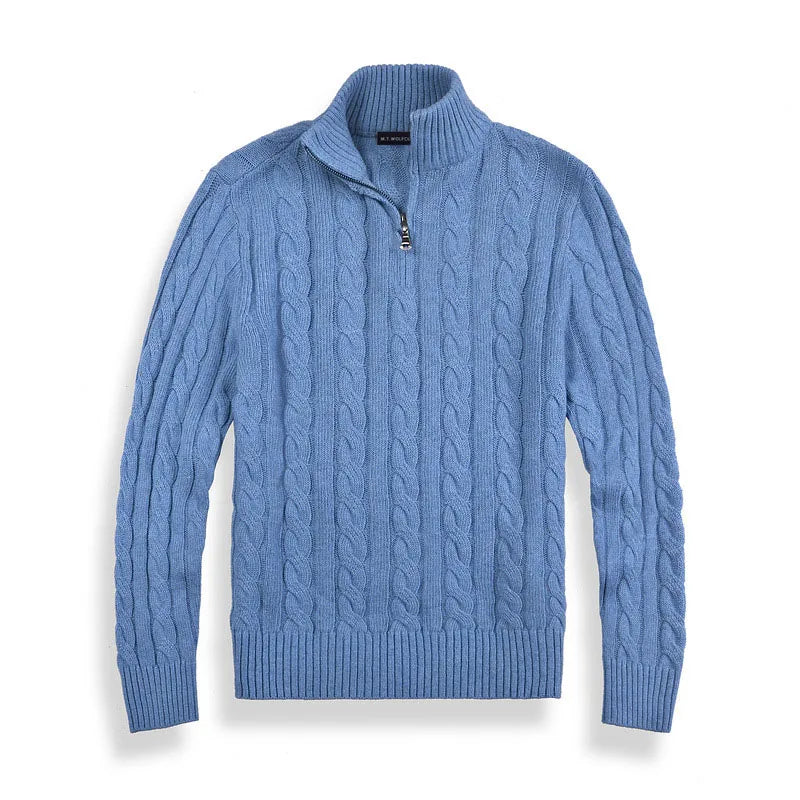 Cardiff™ | Old Money Half Zip Sweater