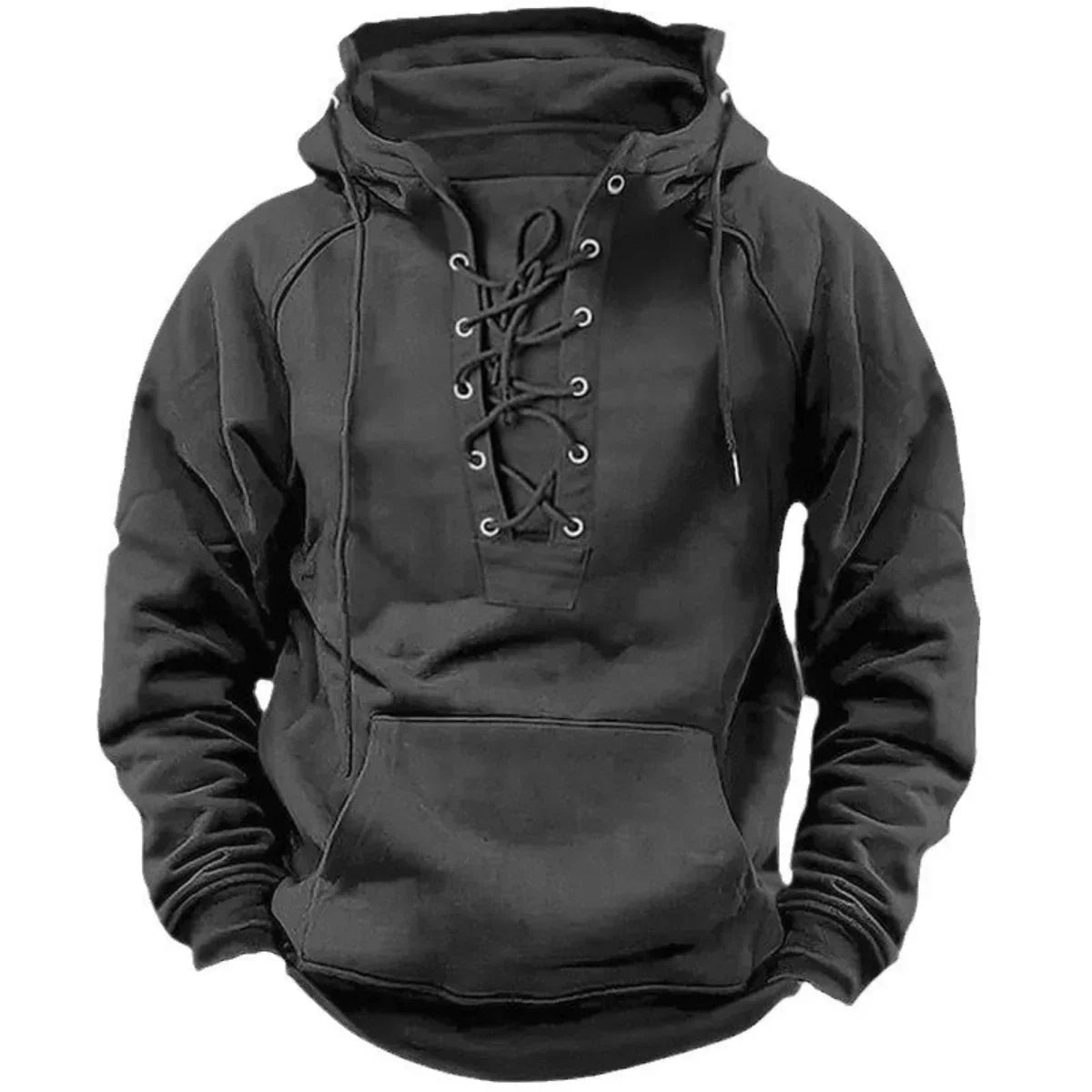 Cardiff™ | Rugged Lace-Up Hoodie