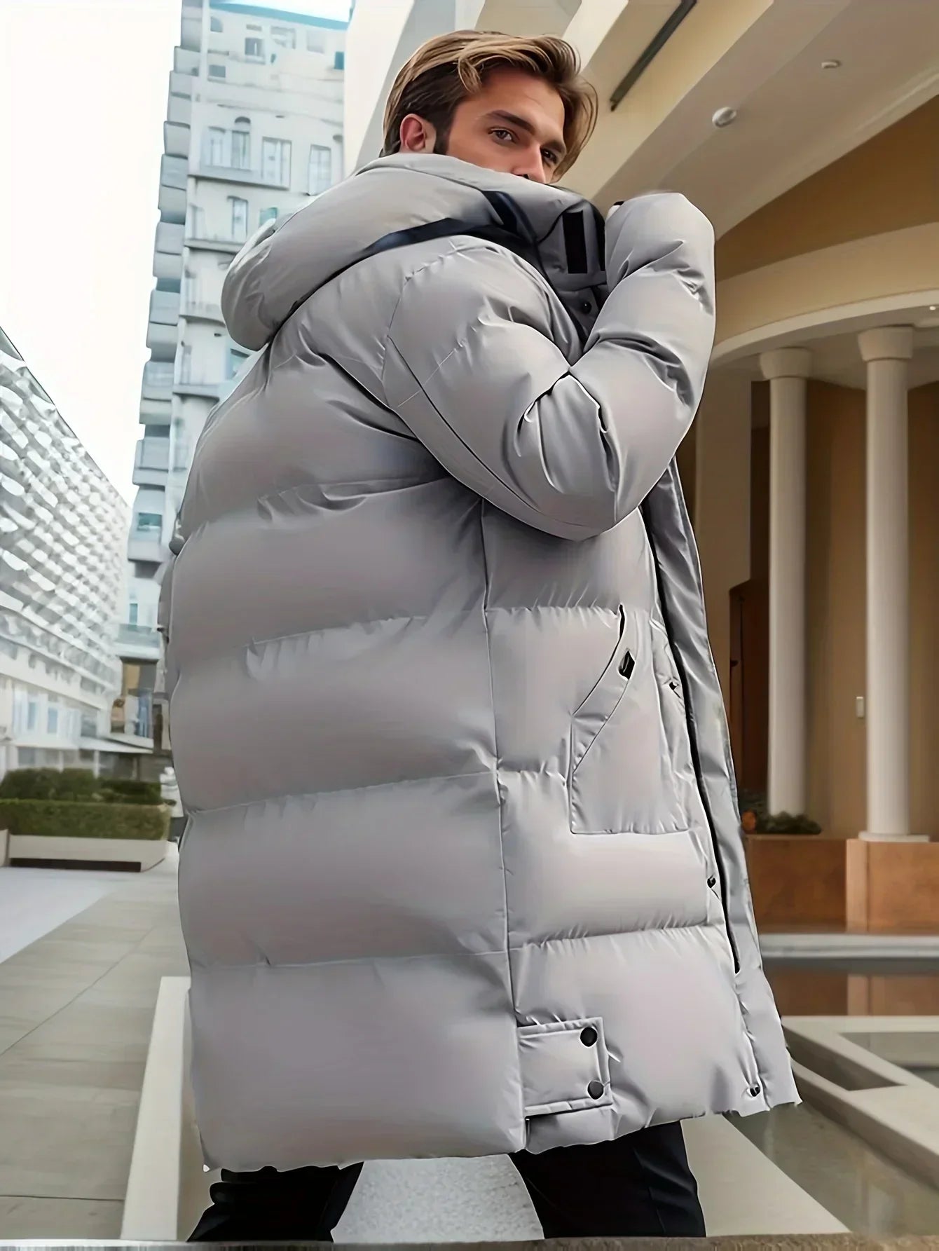 Cardiff™ | Long Winter Coat for Men