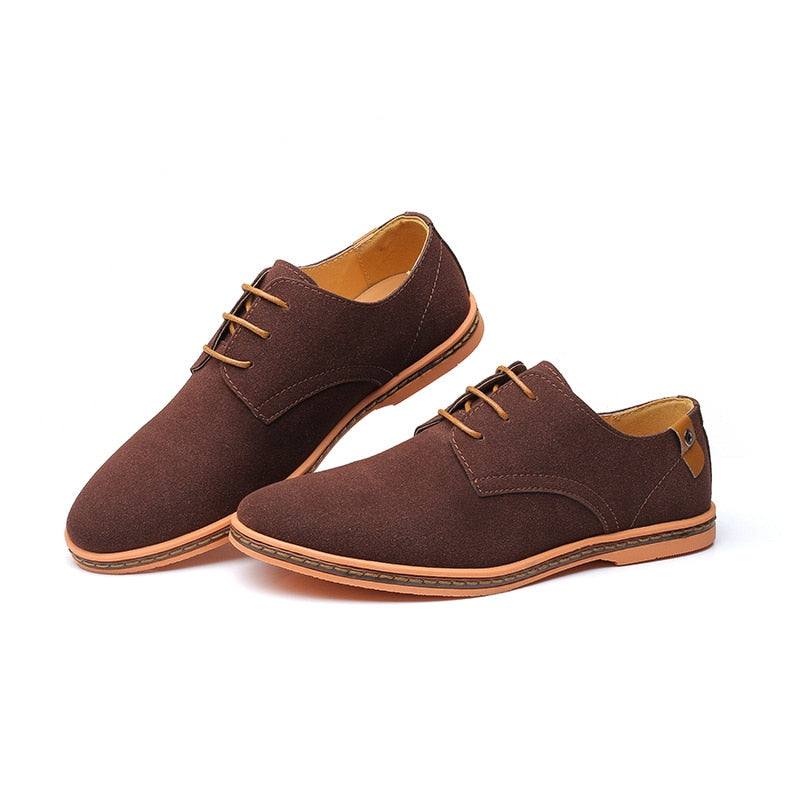 Cardiff™ | Men’s Suede Vegan Leather Derby Shoes