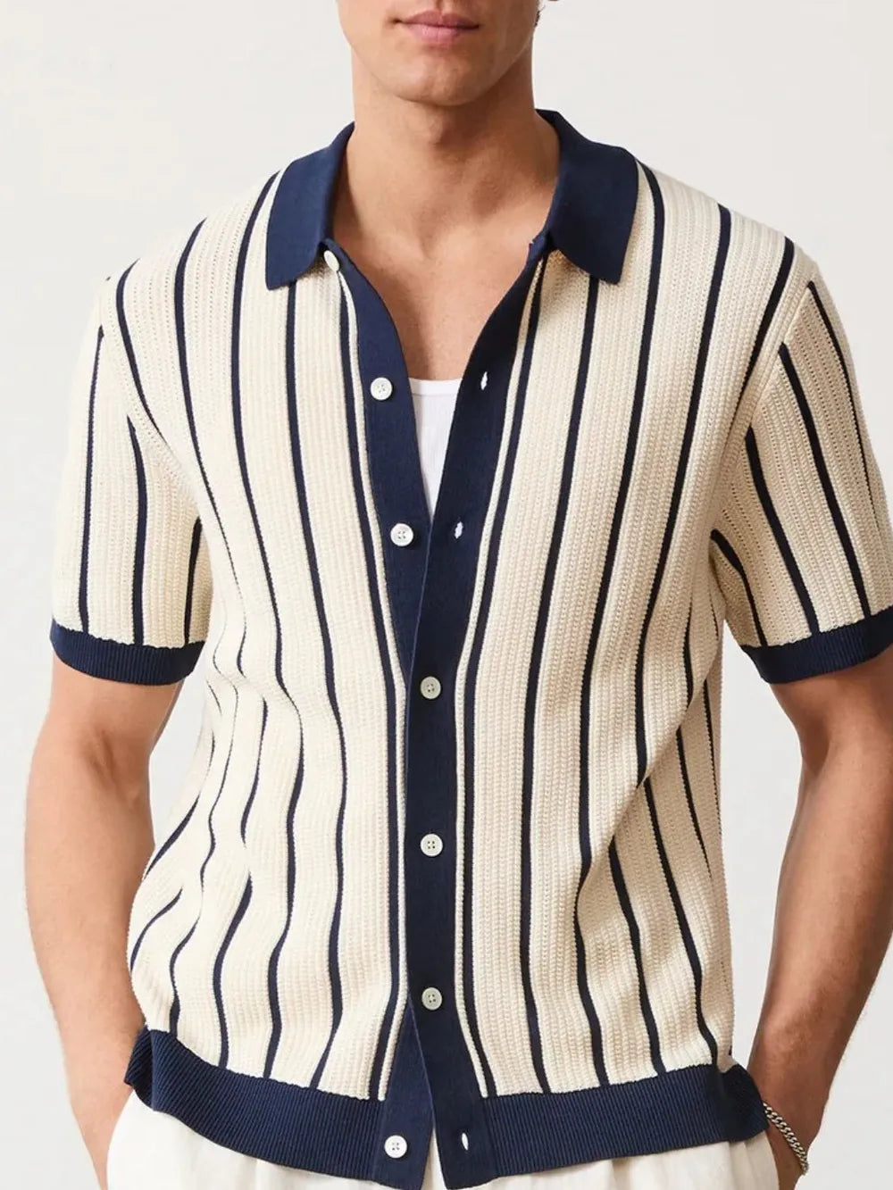 Cardiff ™ | Enzo Striped Shirt