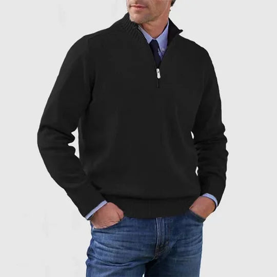 Cardiff™ | Refined Half-Zip Sweater
