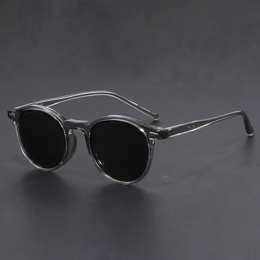 Men's Round Frame Sunglasses - Lightweight Retro Style